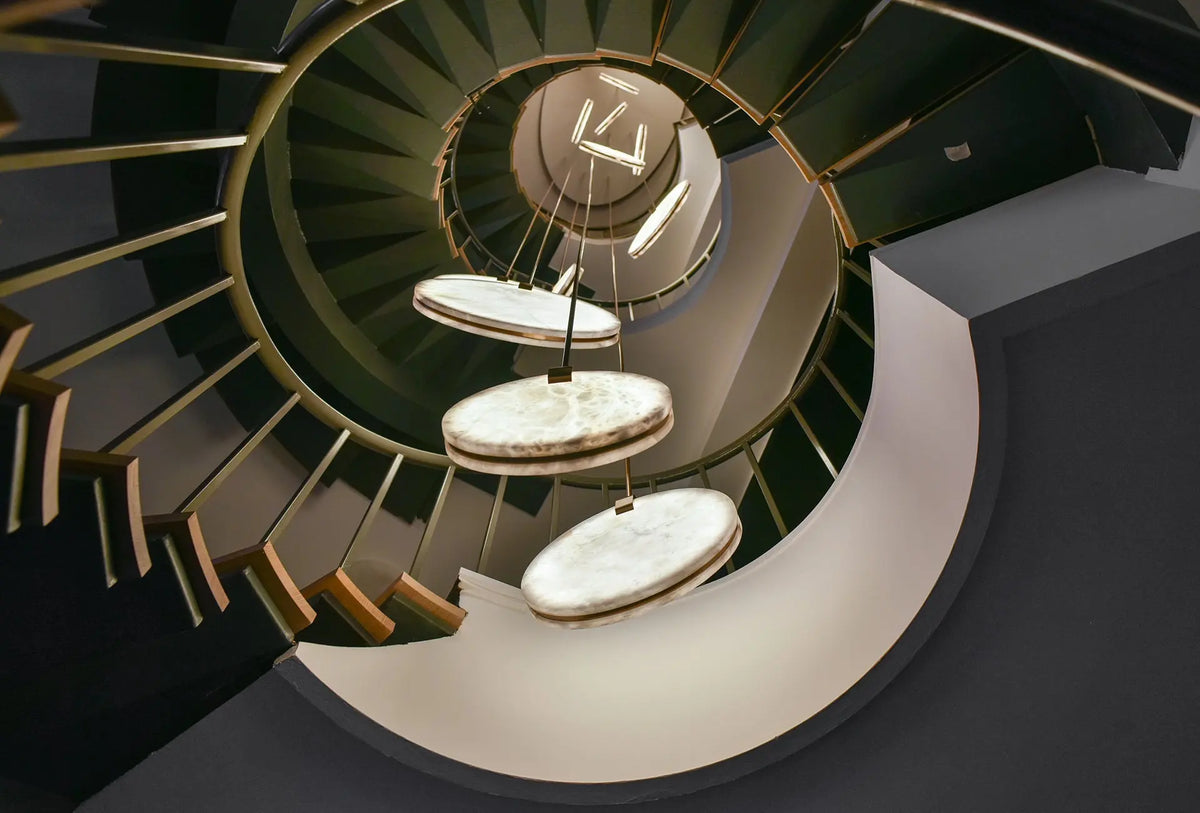 Disc Alabaster Pendant Light — alternate product view 6