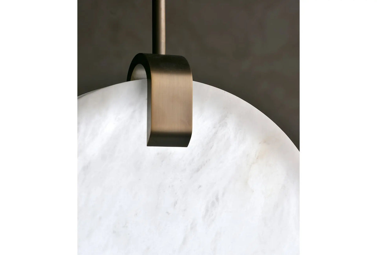 Disc Alabaster Pendant Light — alternate product view 4