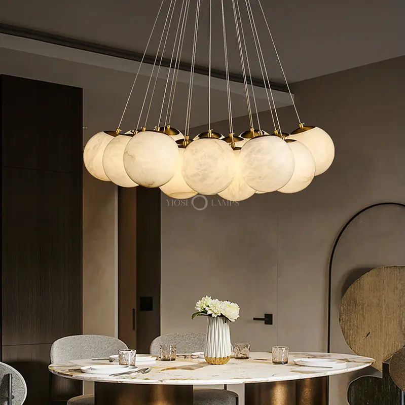 Modern Pearl Alabaster Light — alternate product view 3