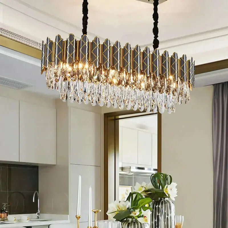 X Shape Modern Chandelier — alternate product view 4
