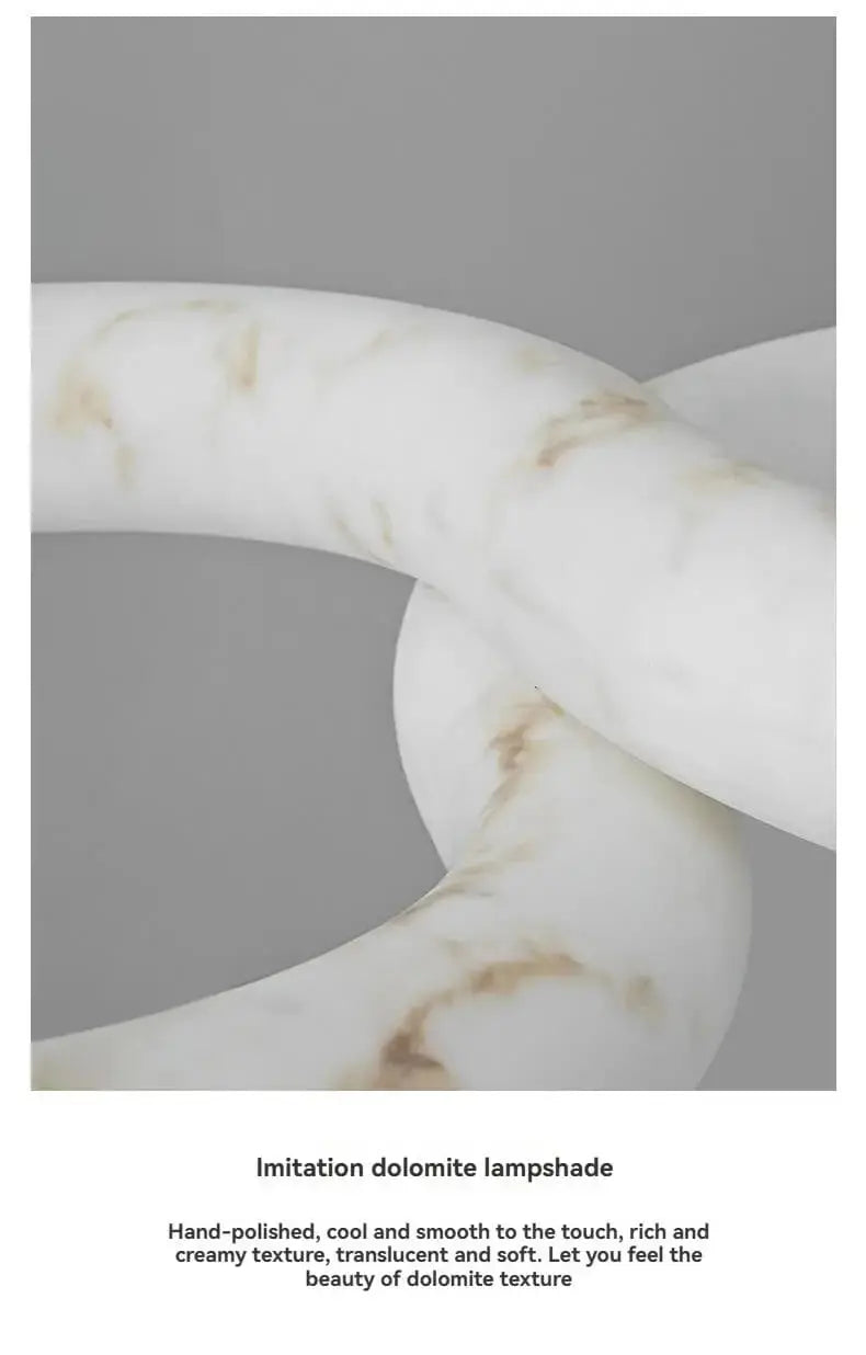 Contemporary Nordic Alabaster Designer Chandelier — alternate product view 13