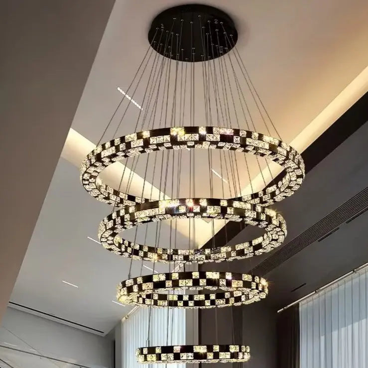 Modern Circular Luxury Villa Lighting — alternate product view 3