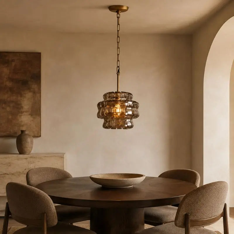 Luxury Glass Contemporary Pendant Light for Kitchen Island & Dining Room — product view