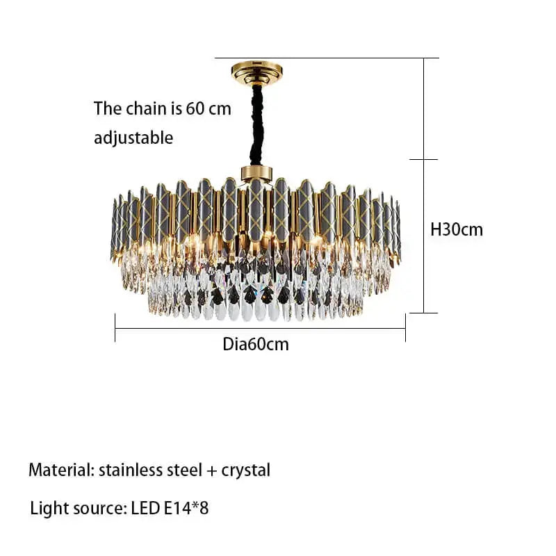 X Shape Modern Chandelier — alternate product view 10