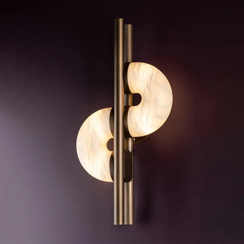 Modern Global Alabaster Wall Light — alternate product view 1