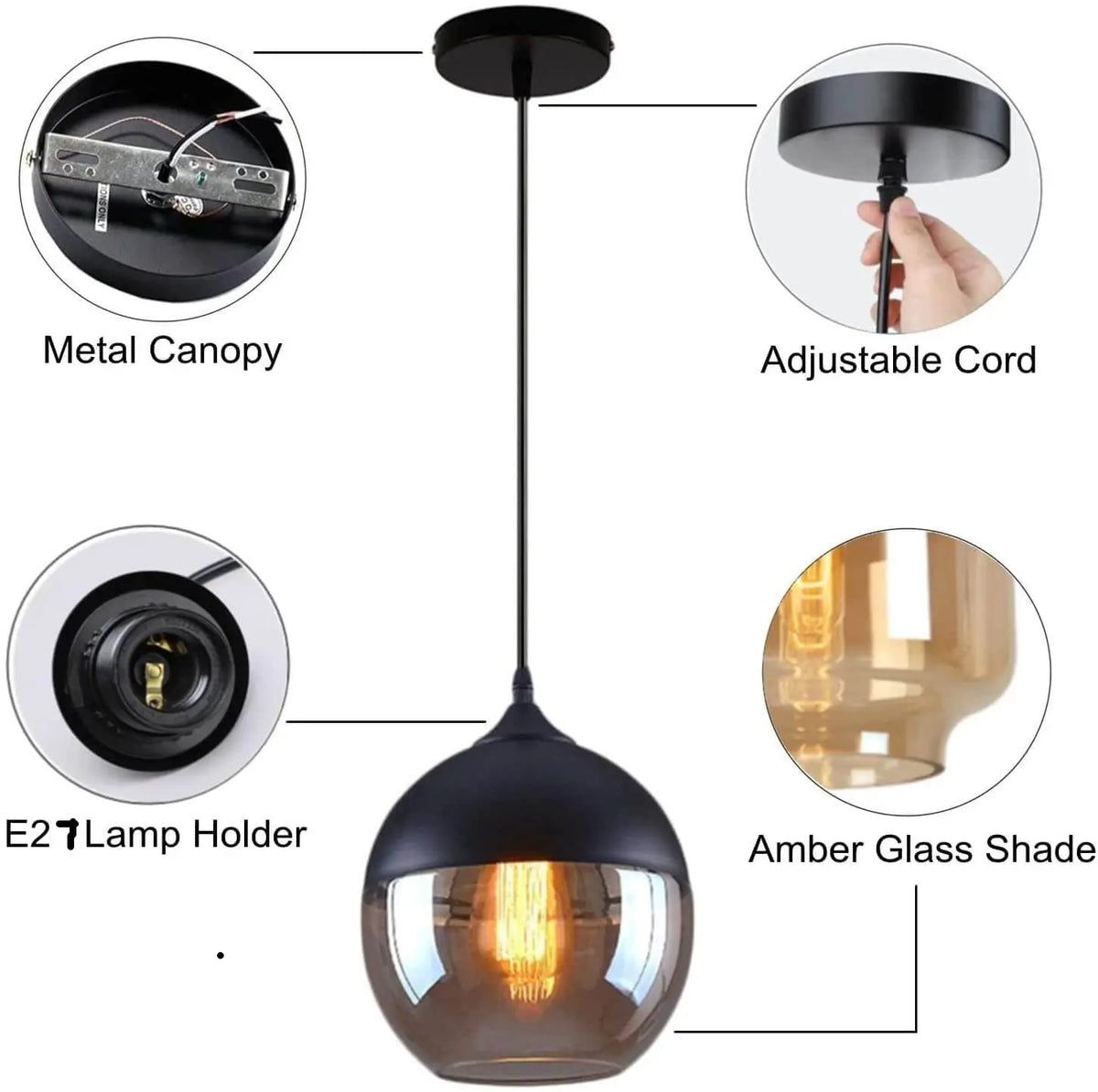 Glob Postmodern Pendant Lights — alternate product view 6