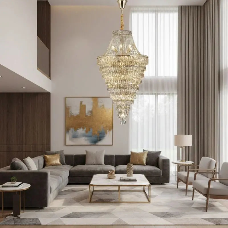 Duplex Villa Crystal Chandelier — alternate product view 2