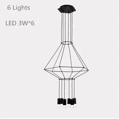 Postmodern Long Chandelier — alternate product view 17