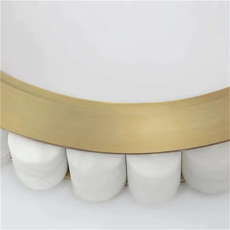 Alabaster Circle Elegant Chandelier — alternate product view 4