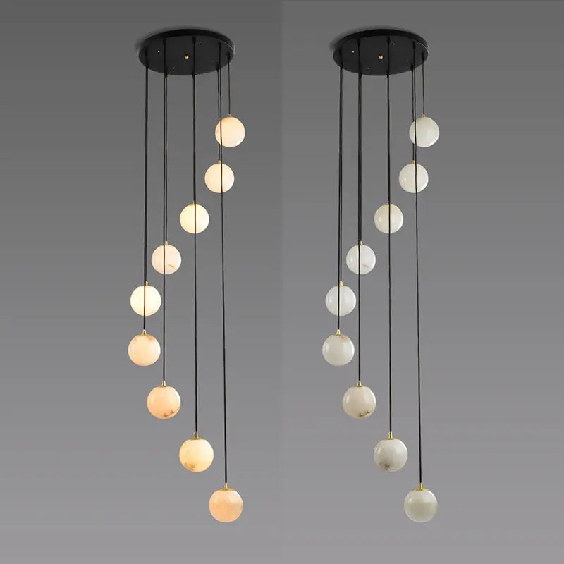 Marble Chandelier Global Pendant — alternate product view 8