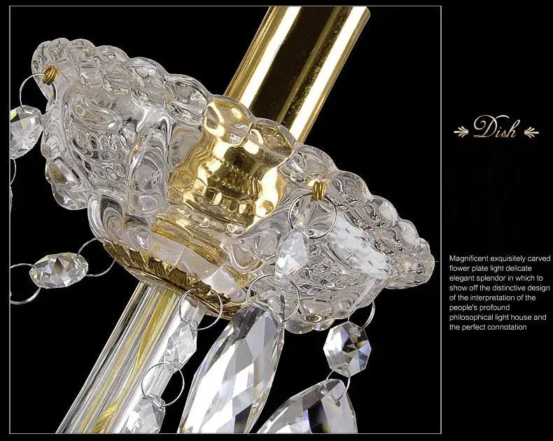 Classic 3 layers Crystal Chandelier — alternate product view 5