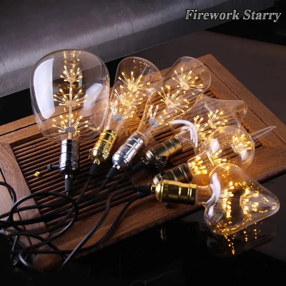 LED Edison Vintage Starry Sky Lamp — alternate product view 1