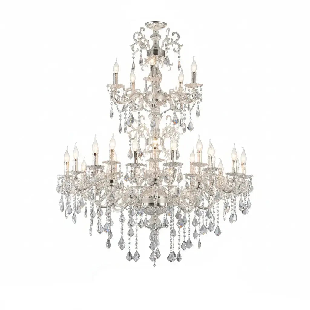 Luxurious Crystal 3 Tiers Chandelier — alternate product view 1