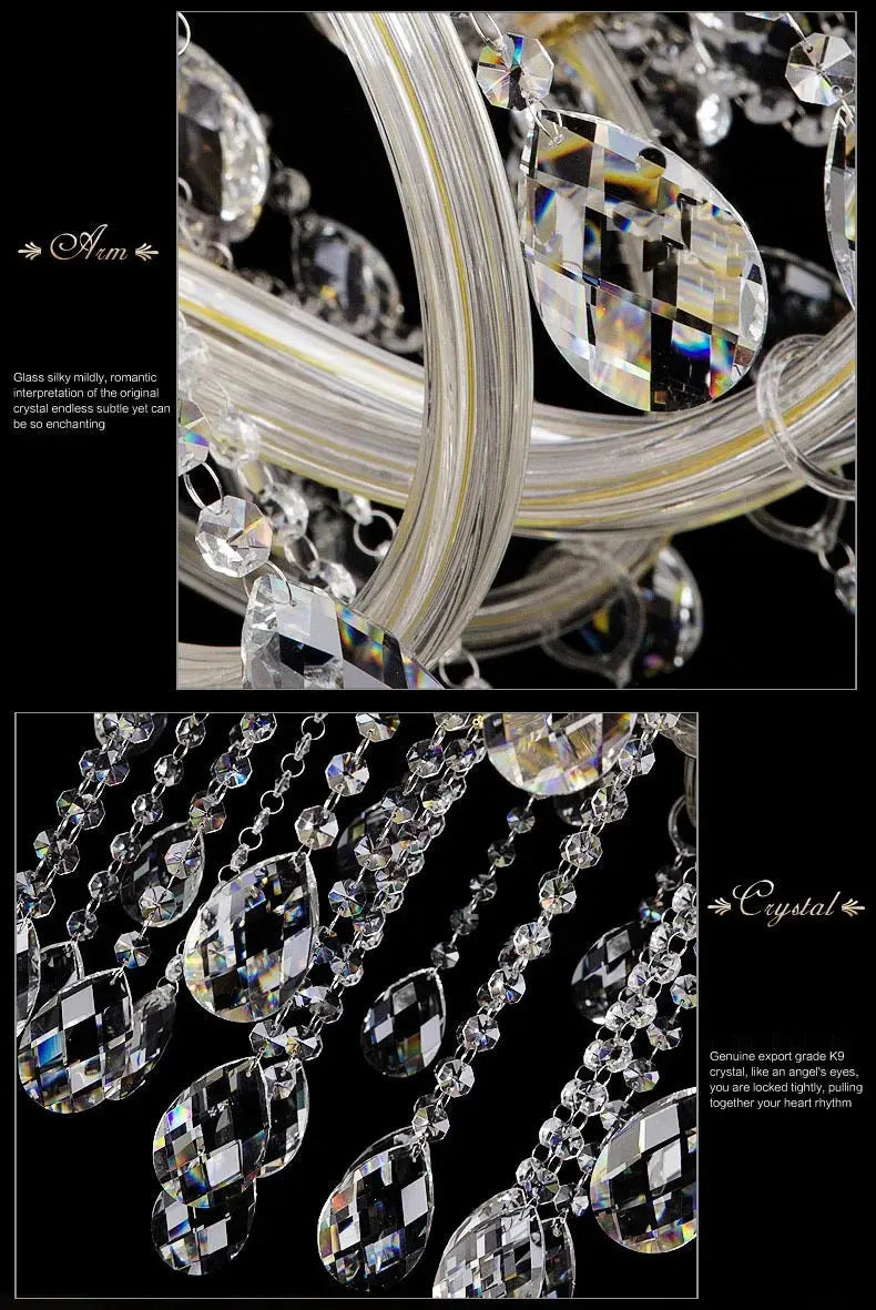 Classic 3 layers Crystal Chandelier — alternate product view 6