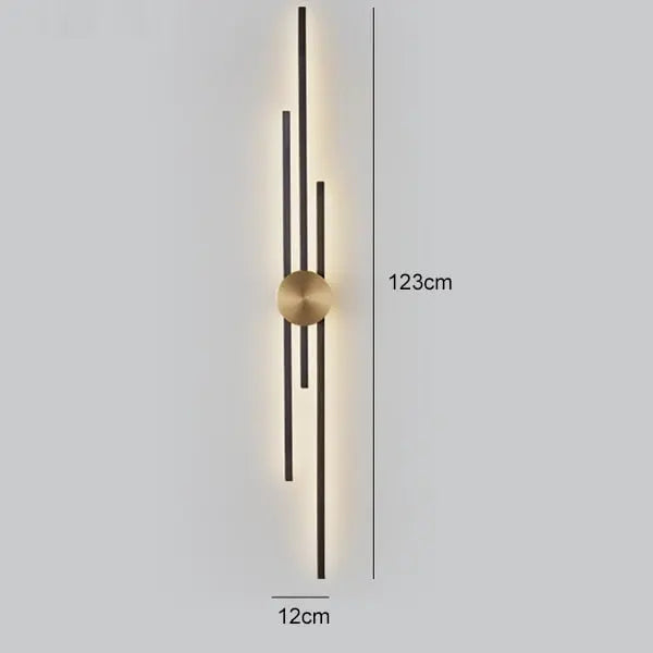 Luxury Minimalist Creative Copper Wall Light — alternate product view 10
