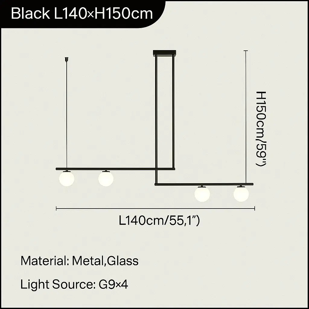 Minimalist Contemporary Hanging Light — alternate product view 13