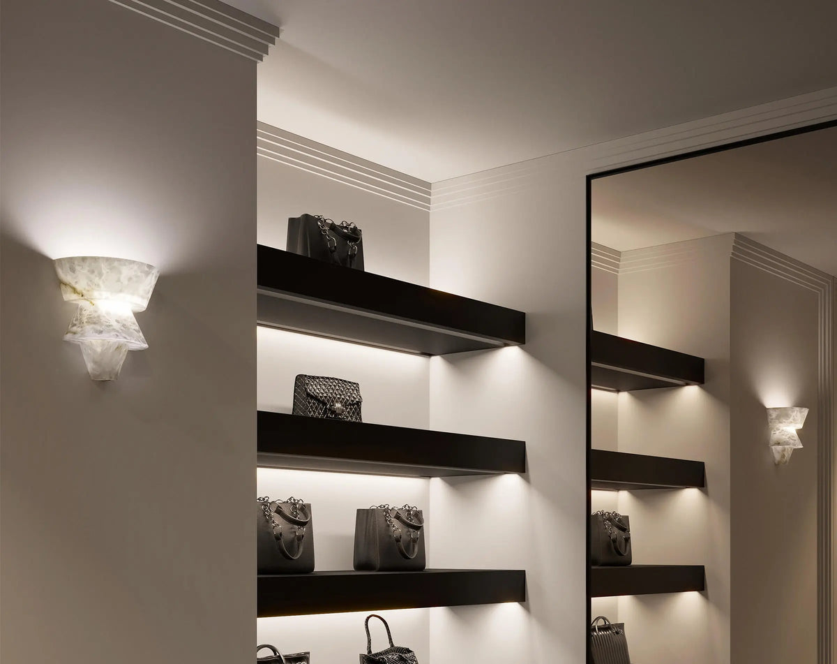 Suri Alabaster Wall Light — alternate product view 3