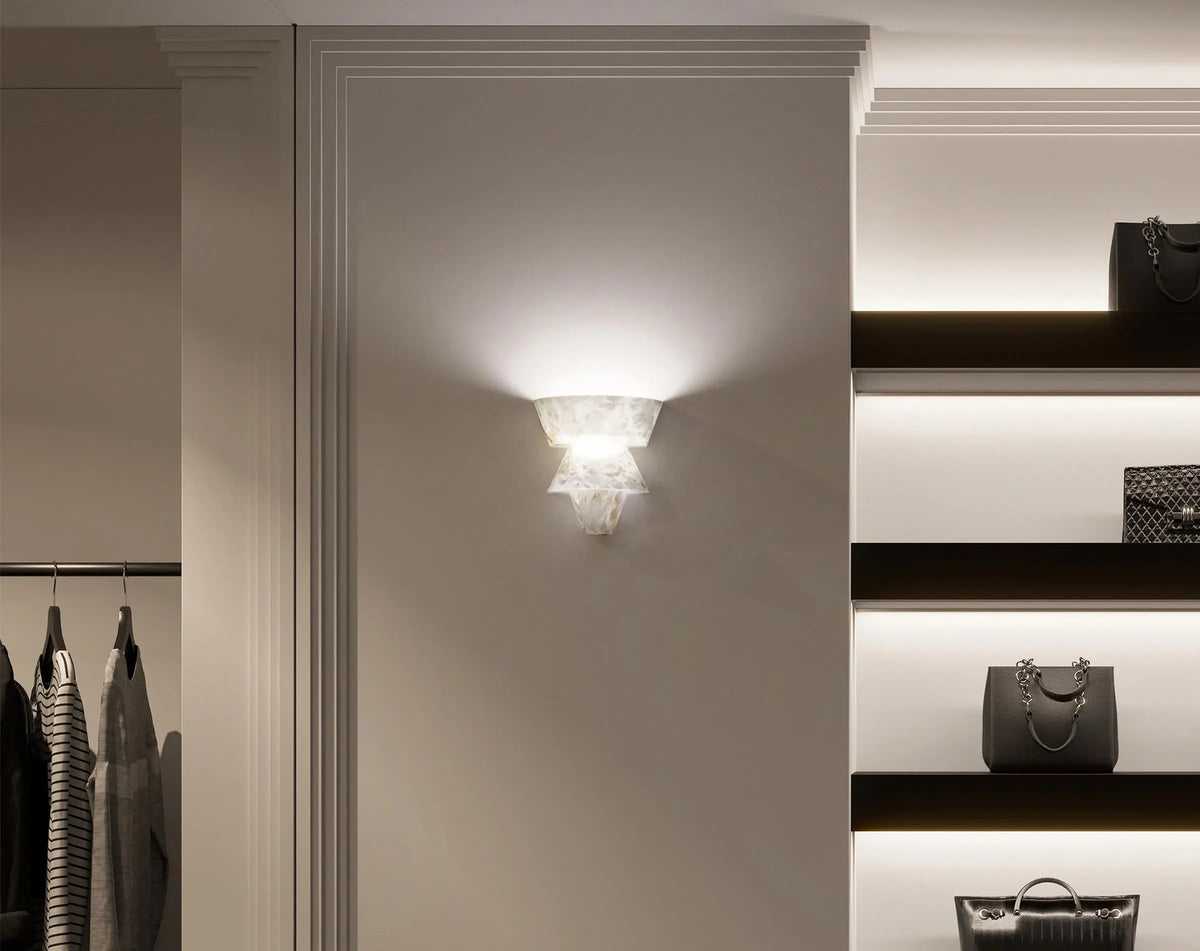 Suri Alabaster Wall Light — alternate product view 2