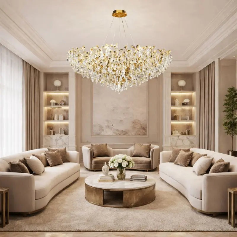 Luxury Crystal Tree Branch Chandelier — close-up design detail 2
