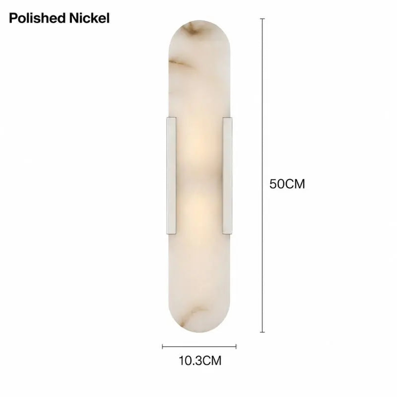 Avelisse Marble Living Room Wall Lights — close-up design detail 2