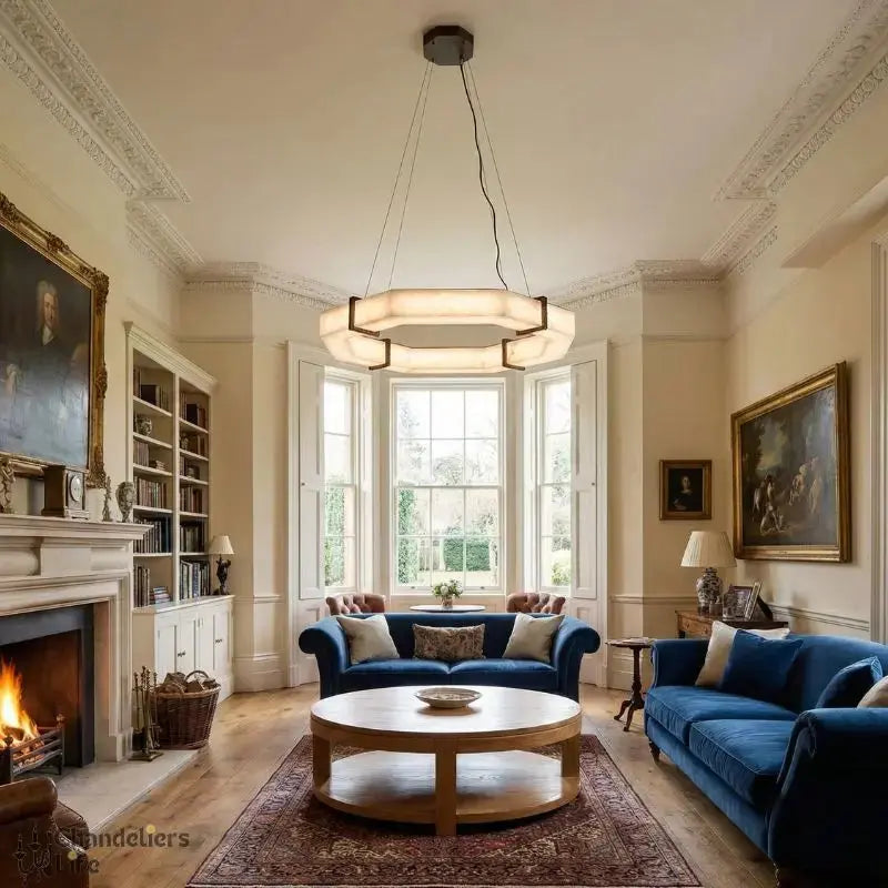 Modern Creative Retro Alabaster Chandelier — product view