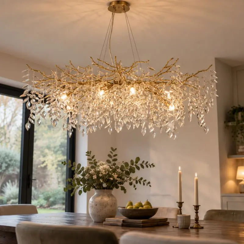 Modern Dining Branch Chandelier — shown in an interior setting 5