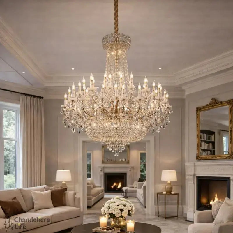 Modern Luxurious Style Crystal Chandelier — close-up design detail 3