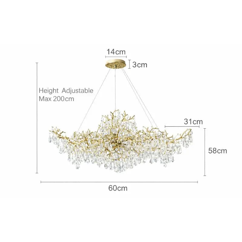 Nordic Tree Branch Chandelier — alternate product view 9