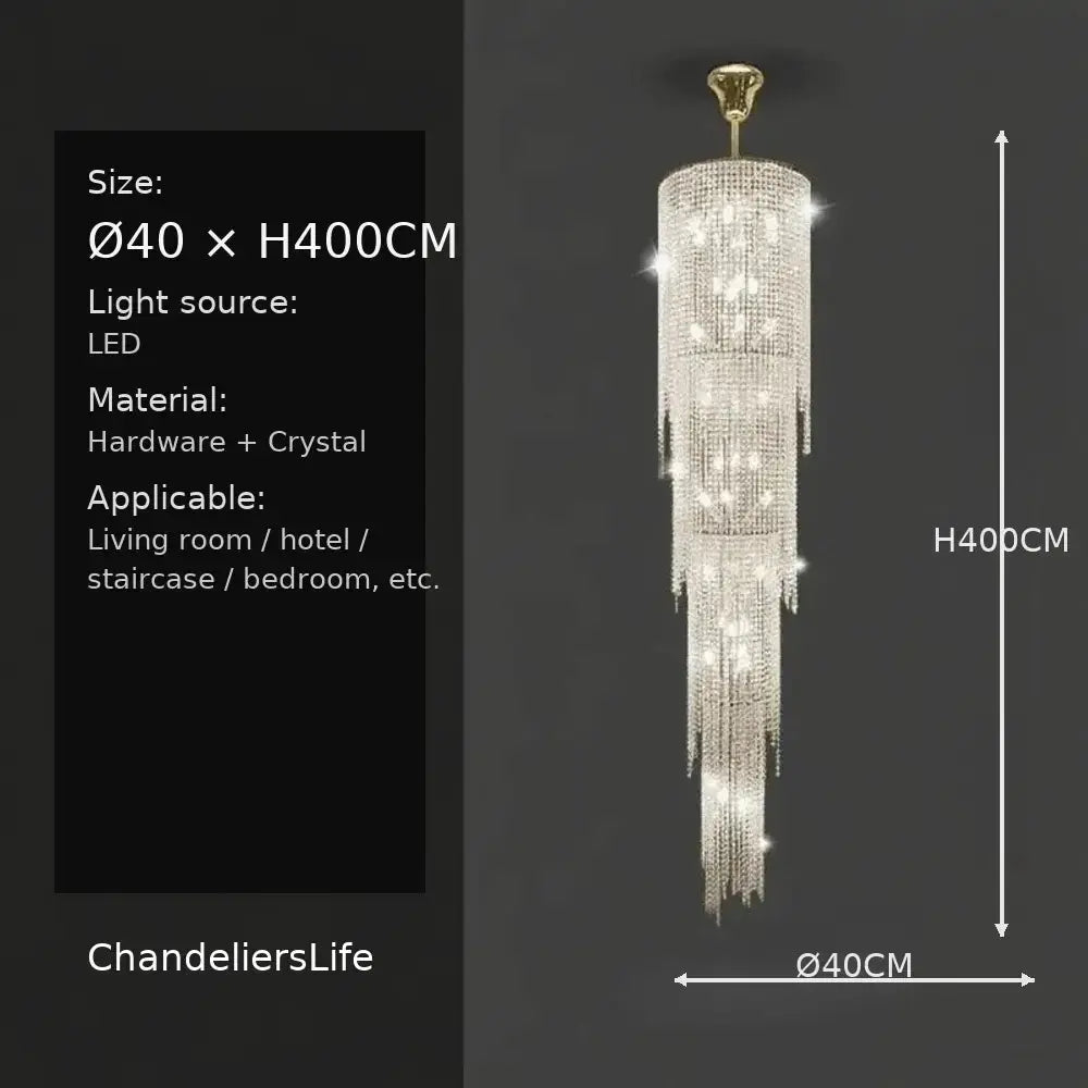 Luxury High Ceiling Chandelier — alternate product view 16