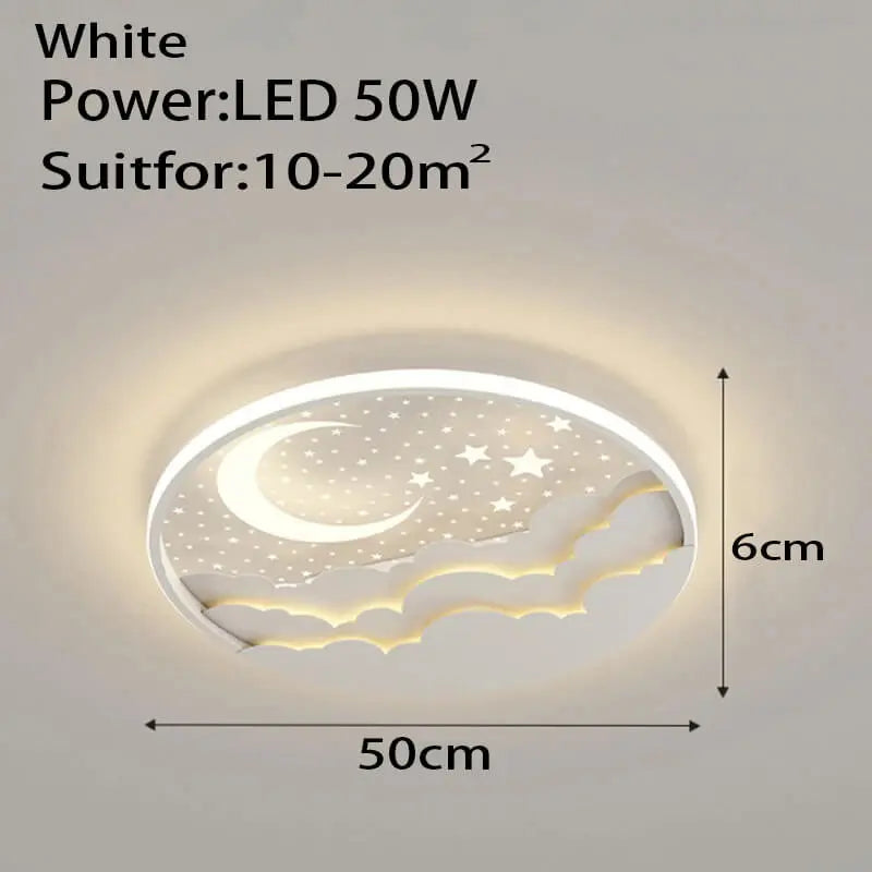 Round Modern Led Ceiling Children Chandelier — alternate product view 10