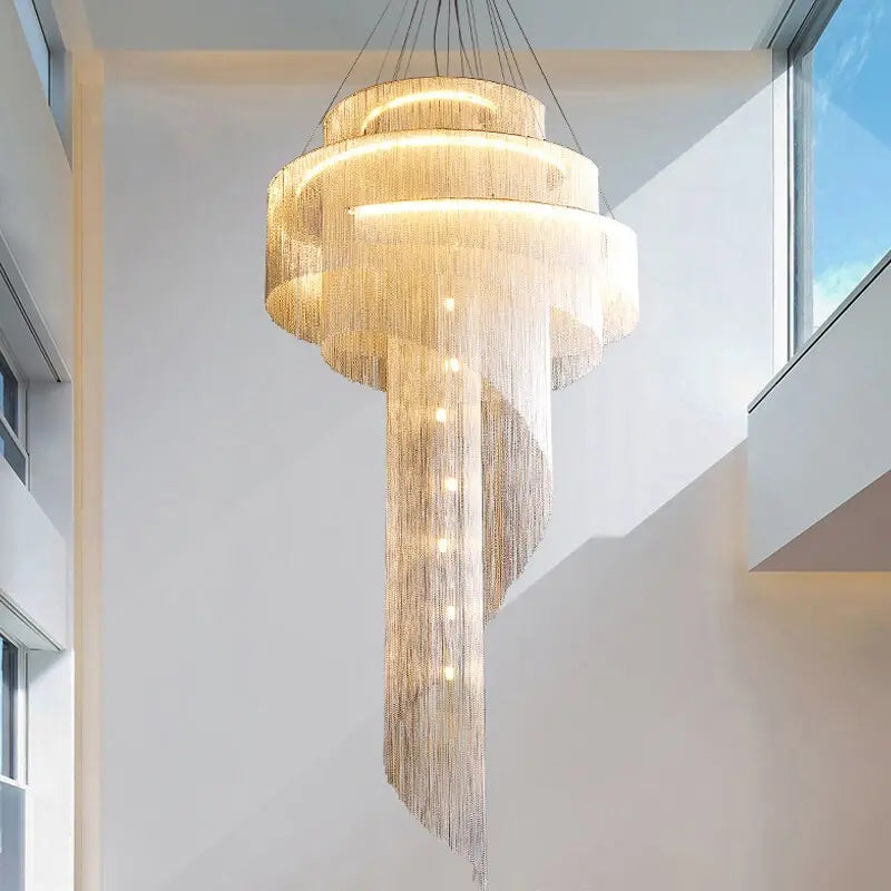 Luxury Tassel Chain Chandelier — alternate product view 4