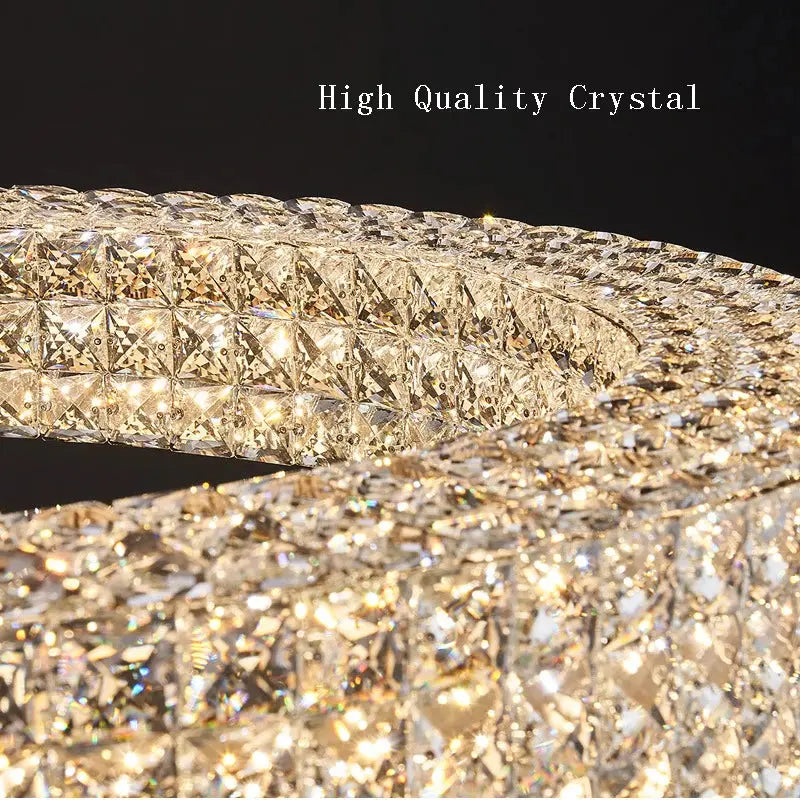 Round Crystal Chandelier Home Decoration — alternate product view 5