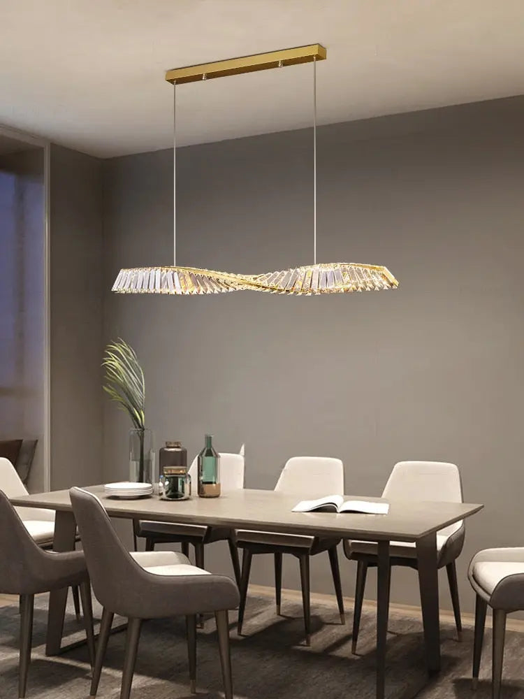 One Spiral Luxury Chandelier — alternate product view 3
