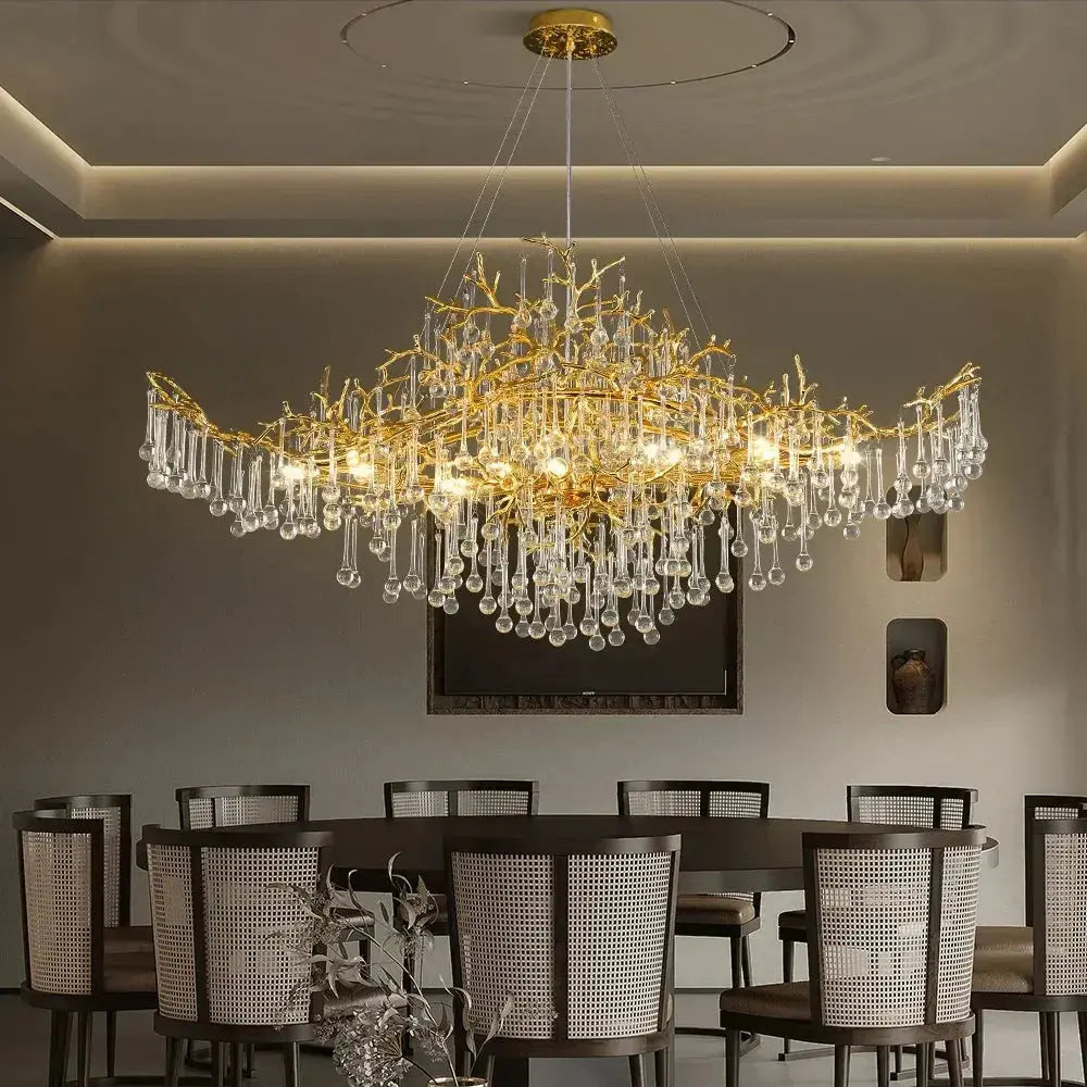 Luxury Modern Raindrop Chandeliers — alternate product view 4