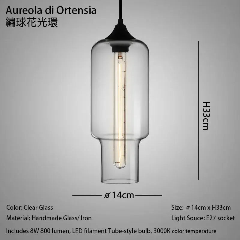 Clear Glass Pendant Light — alternate product view 15