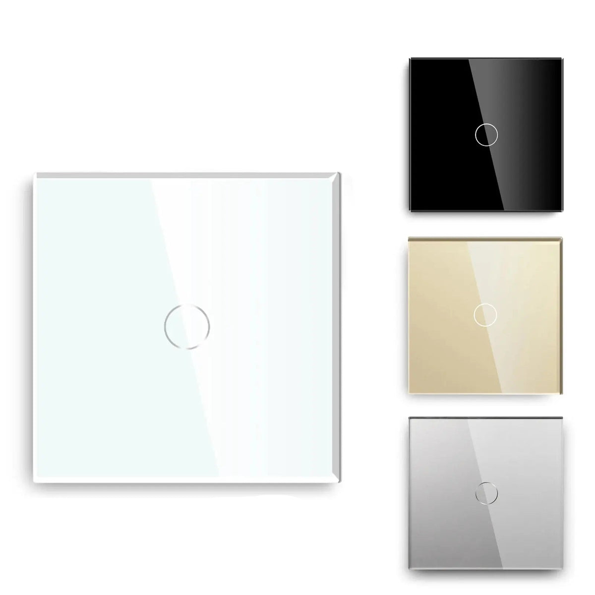 Wifi Light Smart Switch Grey White Black — product view