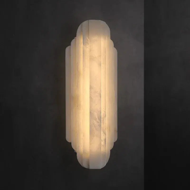 Luxury Wall Alabaster Designer Lamp — product view
