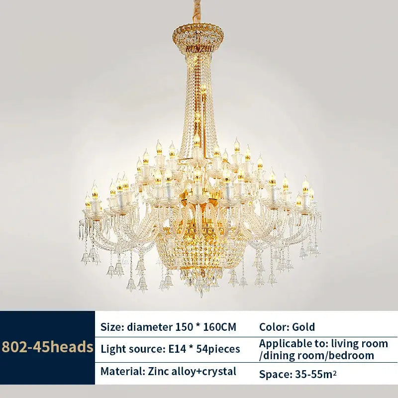 European Style Crystal Chandeliers — alternate product view 7