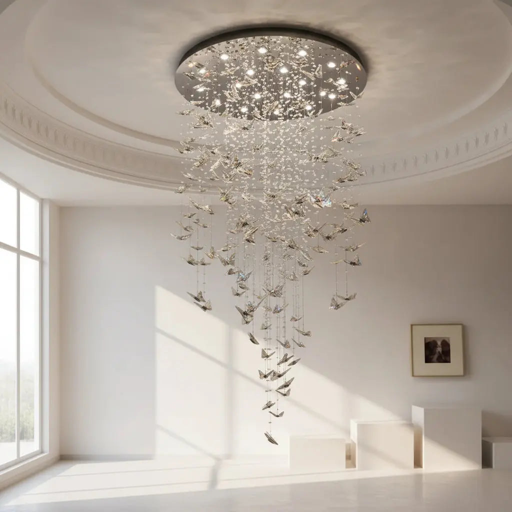 Modern Butterfly Pendant Light — product view