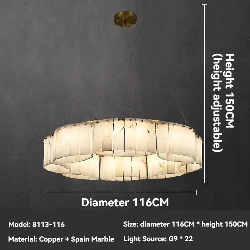 Marble Luxury Designer Chandelier — alternate product view 14