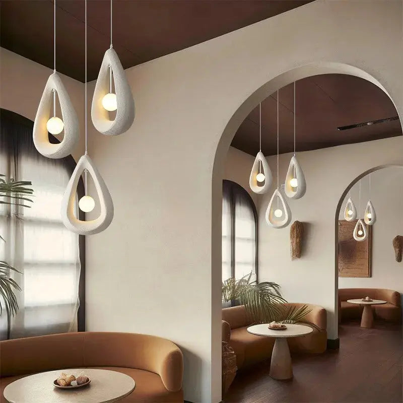 Long Wabi Sabi Dining Room Unique LED Lights — alternate product view 1