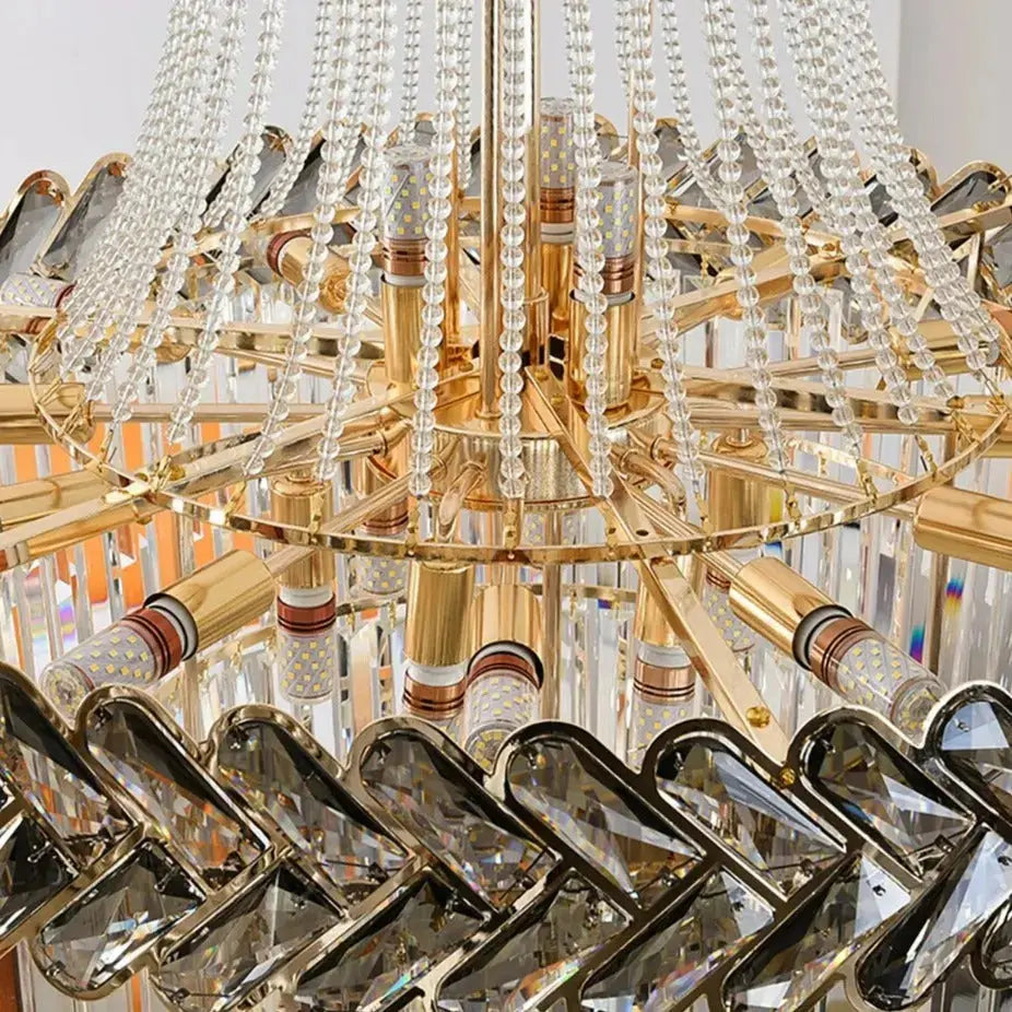 2025 Luxury Duplex Villa Crystal Chandelier — alternate product view 5