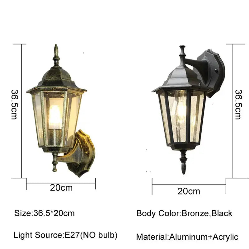 Courtyard Waterproof Wall Lamp — alternate product view 5