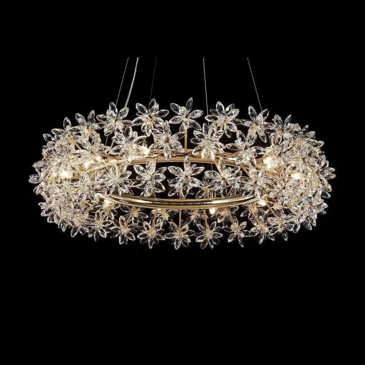 Designer Scandinavian Crystal Chandelier — alternate product view 6