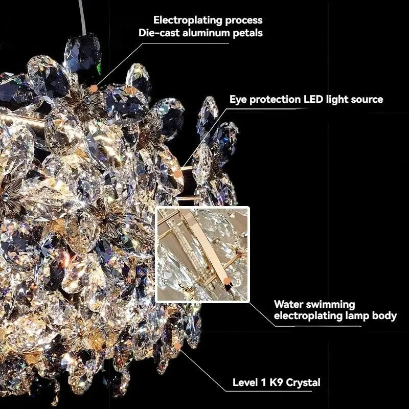 Luxury Crystal Chandelier Pendant — alternate product view 5