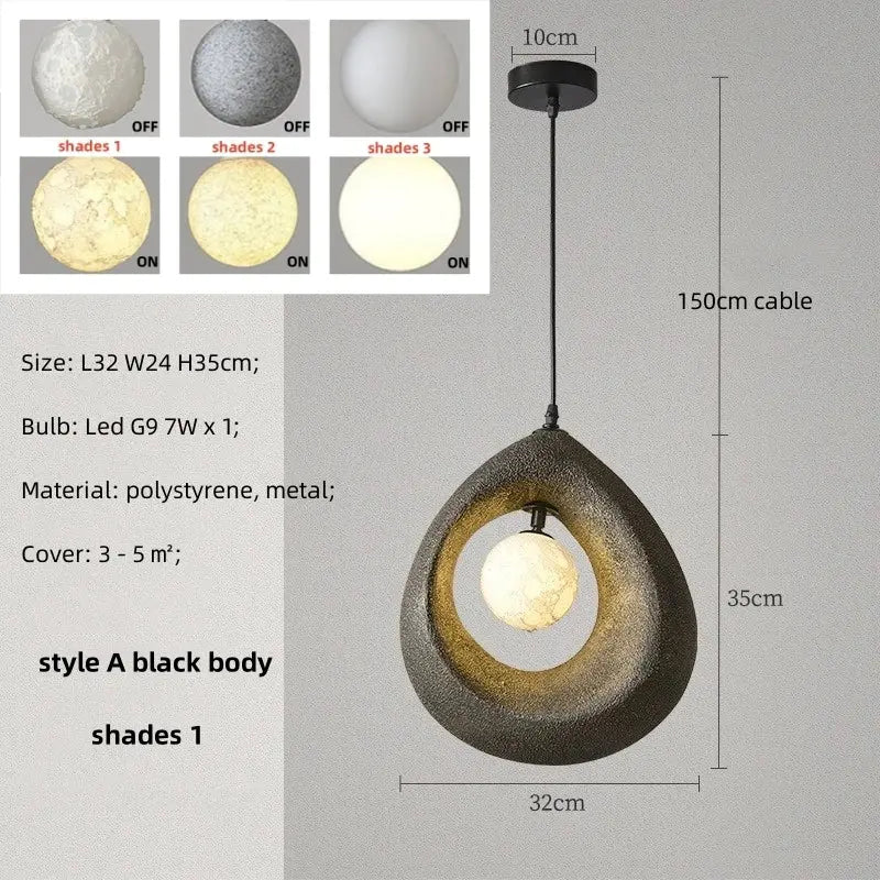 Pendant Wabi Sabi Dining Room Lights — alternate product view 11