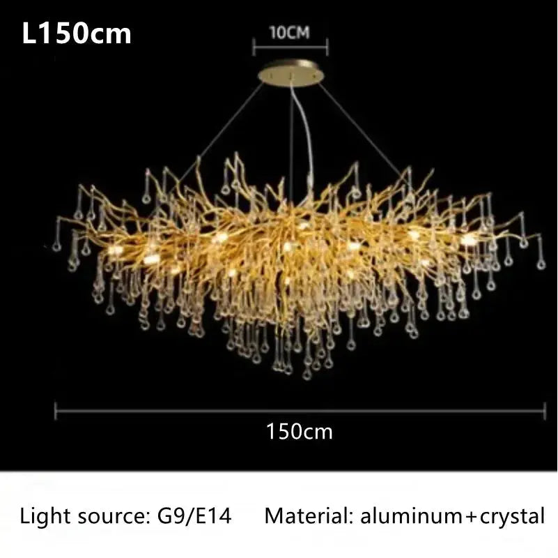 Unique Luxury Crystal Chandelier For Living Room — alternate product view 16