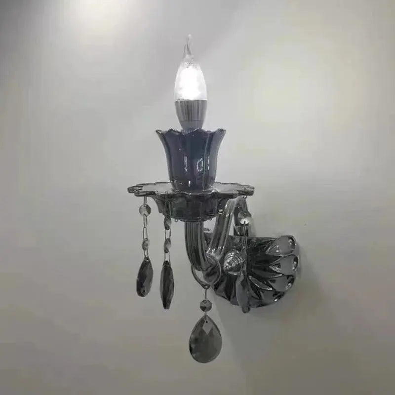 Modern Candle Large Crystal Chandelier — alternate product view 9