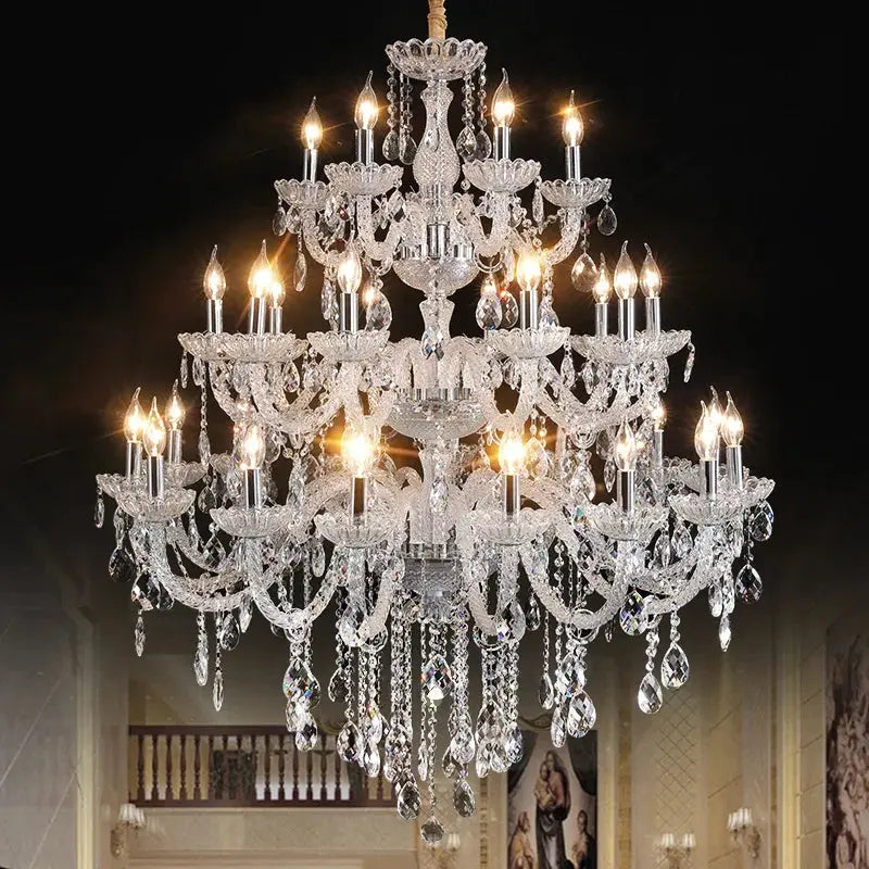 Villa Foyer Extra Large Crystal Chandelier — alternate product view 2