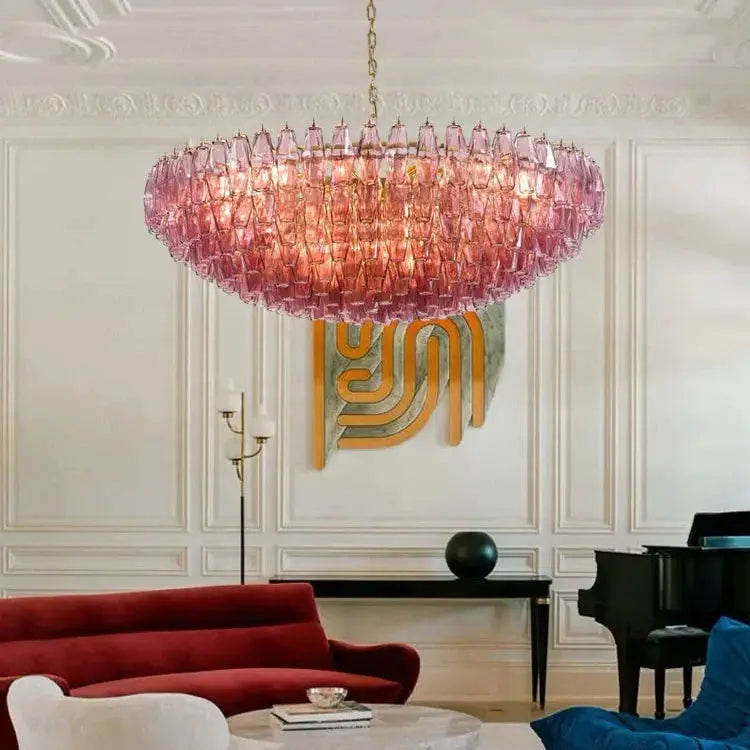 Glass Art Dining Room Chandelier — product view
